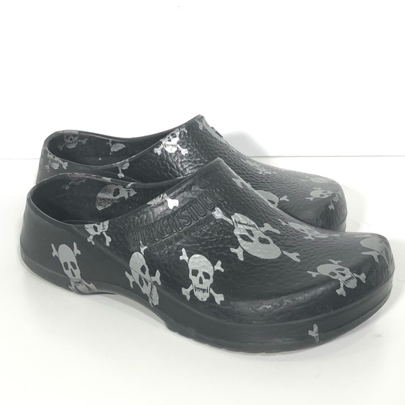 birkenstock skull clogs